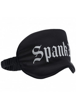 Ouch! Spank Me Satin Mask Black
