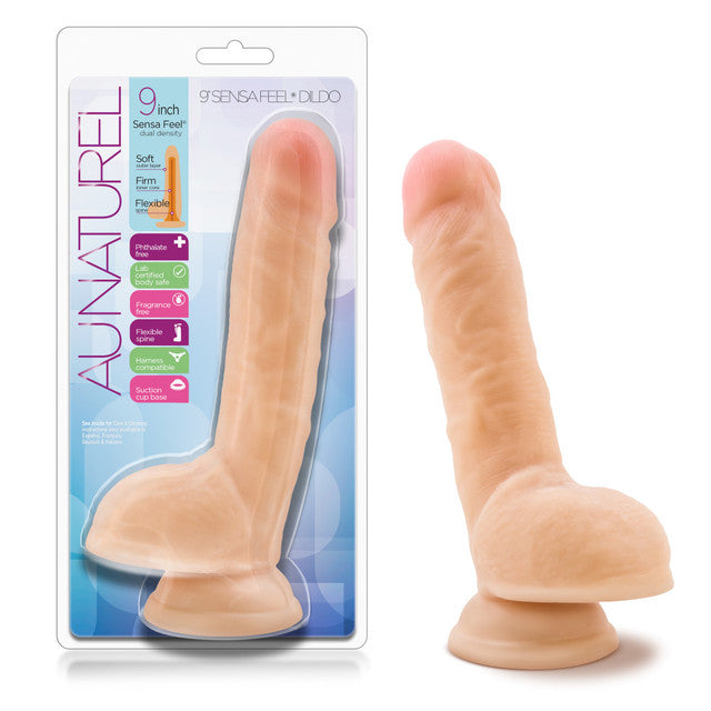 Au Naturel Sensa Feel Dildo Beige 9"