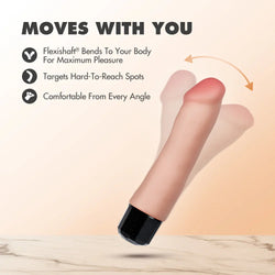 Dr. Skin Dr. Avery Vibrating Dildo Beige 7.5"