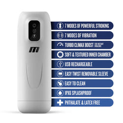 M for Men Robobator Masturbator White