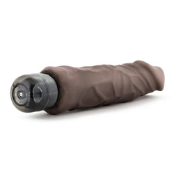 Au Naturel Home Wrecker Vibrating Dildo Brown 9.25"