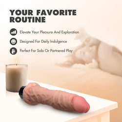 Dr. Skin Dr. Webber Vibrating Dildo 9.75"