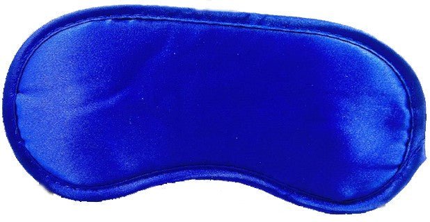 Blue Satin Blindfold Mask