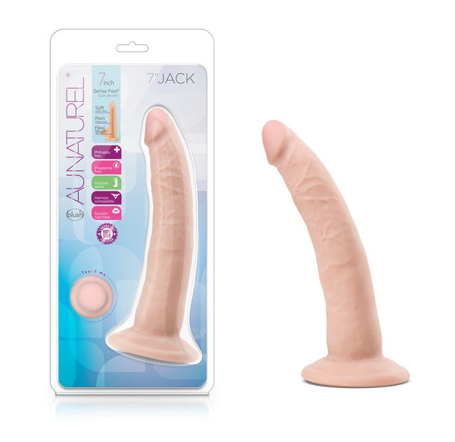 Au Naturel Jack Dildo Vanilla 7"