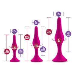 Luxe Beginner Kit Anal Plug Pink