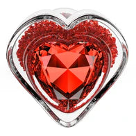 Oh My Gem Lustre Glass Anal Plug Ruby