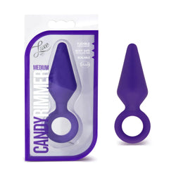 Luxe Candy Rimmer Anal Plug Purple 4.5-Inch