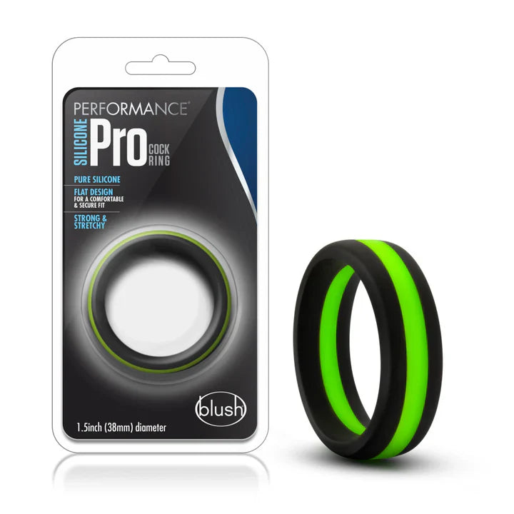 Performance Plus Pro Penis Ring Green Black