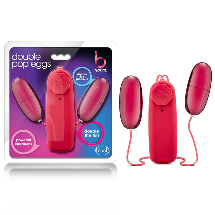 B Yours Double Pop Egg Vibrator Cerise
