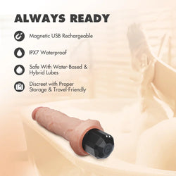Dr. Skin Dr. Webber Vibrating Dildo 9.75"