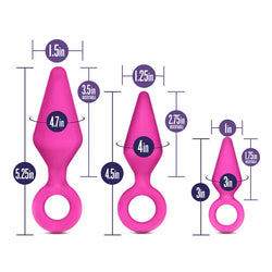 Luxe Candy Rimmer Kit Anal Plug Fuchsia