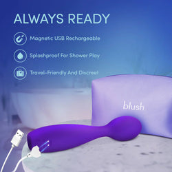 Sexy Things Velvet High Wand Purple 7.5"