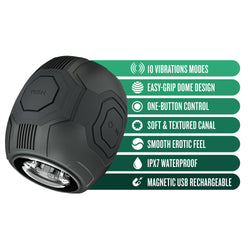 M for Men Dome X Auto Masturbator Black