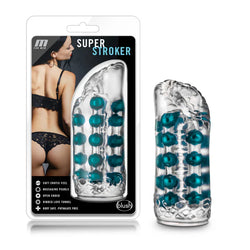 M For Men Super Stroker Masturbator Clear