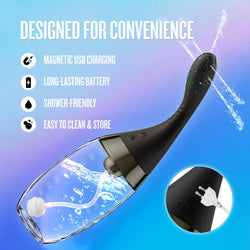 Anal Adventures Platinum Aqua Jet Black