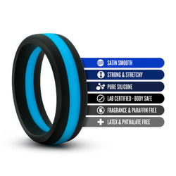 Performance Plus Pro Penis Ring Blue Black