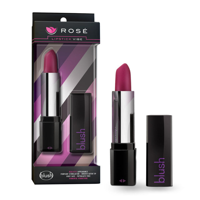 Rosé Lipstick Vibe Black 4"
