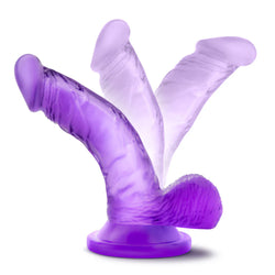 Naturally Yours Curved G-Spot Dildo Purple 4.75
