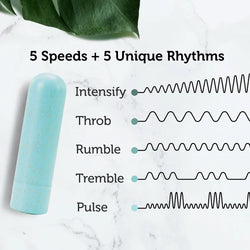 Gaia Eco Rechargeable Bullet Vibrator Aqua
