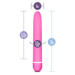 Rosé Luxuriate Vibrator Pink 7-Inch