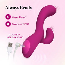 Blush Collection Quinn Rabbit Vibrator Burgundy