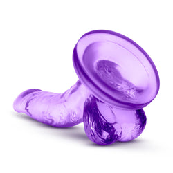 Naturally Yours Curved G-Spot Dildo Purple 4.75
