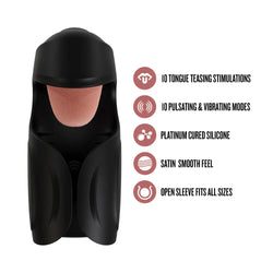 M For Men Lickety Split Masturbator Black