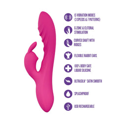 Sexy Things Wild Lust Rabbit Vibe Pink 5"